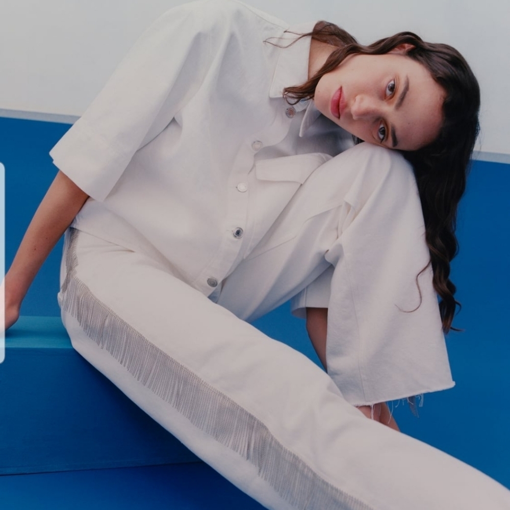 Women White Embellished Jeans